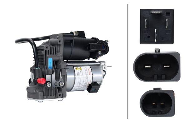 HELLA 8TG358256-061 | Hava Süspansiyon Kompresörü 222 / 217