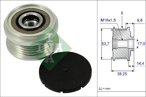 INA 535024210 | Alternatör Kasnağı 13-19 Astra.J-Corsa.D *A14net-A14nel*