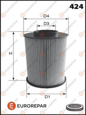 EUROREPAR 1611156380 | Erp Hava Filtresi Focus II C-Max 1.6 TDCI V50