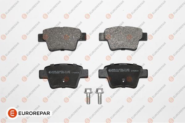 EUROREPAR 1617272480 | Erp Arka Fren Balatası 307-C4-207 1.6Hdı