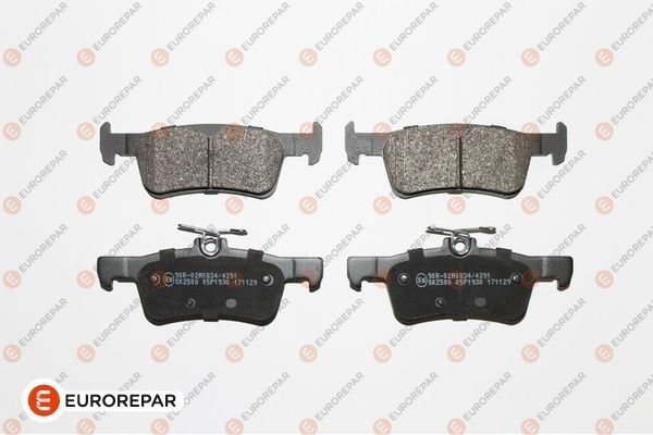 EUROREPAR 1619791480 | Erp Arka Fren Balatası (123mm) 308 T9 13 -