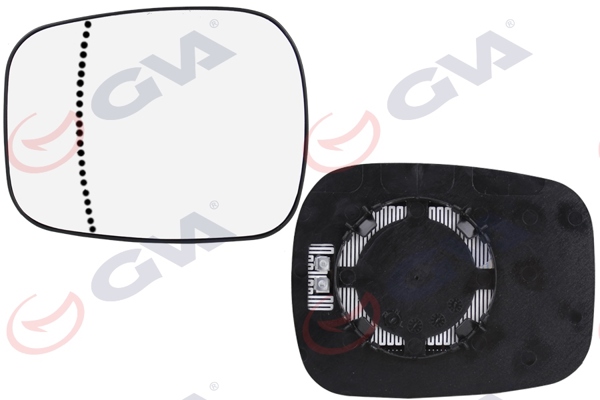 GVA 1116002 | Ayna Camı Sağ / Sol Kangoo 02-07 Isıtmalı Asferik Vm-132Nagh