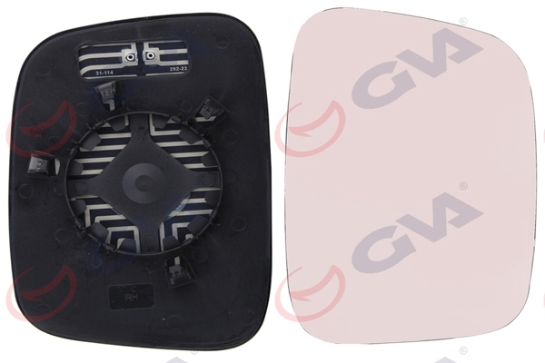 GVA 1175005 | Ayna Camı Sağ Transporter T5 04 > Isıtmalı Konveks Vm-373Ghr