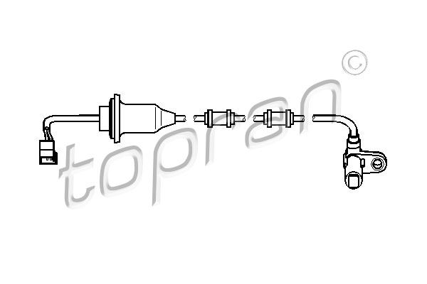 TOPRAN 401549001 | ABS Sensörü Arka Sağ Mercedes S-Class W220 C215
