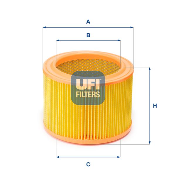 UFI 2727100 | Hava Filtresi Berlingo 96- P.306 98-01-Partner 96- Xsara 97-00 1.8D-1.9D