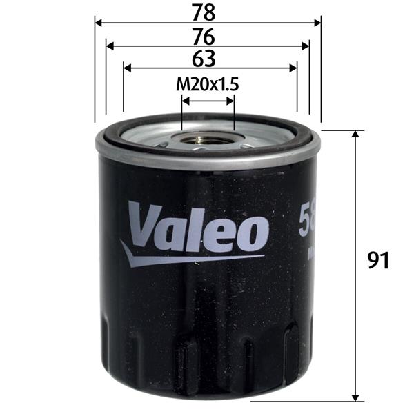 VALEO 586156 | Yağ Filtresi Ford Focus III 2.0Tdcı 14 > Cmax II 2.0Tdcı 15 > Kuga II 14 > 2.0 TDCI Mondeo V 14 > 2.0 TDCI