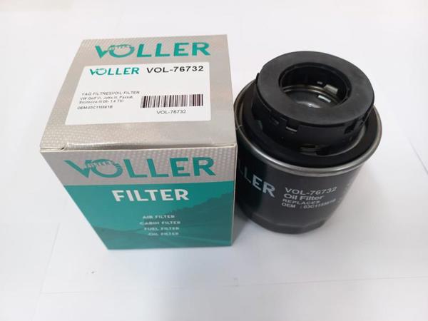 VOLLER 76732 | Yağ Filtresi Golf VI-Jetta IV-Polo-Touran-Passat-Tiguan-Beetle-A3-Ibiza-Fabia-Octavia 1.4 TSI