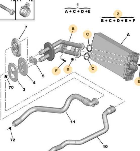 FROW ISITMA-SOGUTMA 2571413002 | Kalorifer Borusu 307 405 Expert 1-2