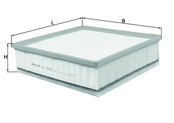 MAHLE LX4038 | Hava Filtresi