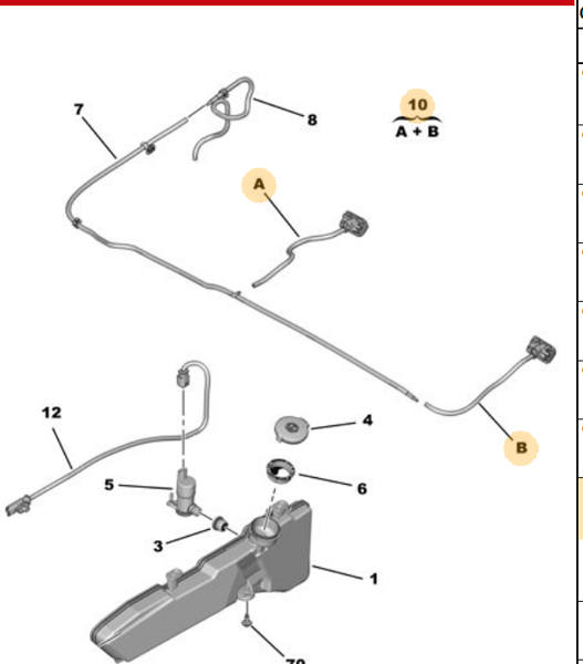 MOPAR (PSA) 9842794380 | Ön Cam Fiskiye Memesi C4 (C41)