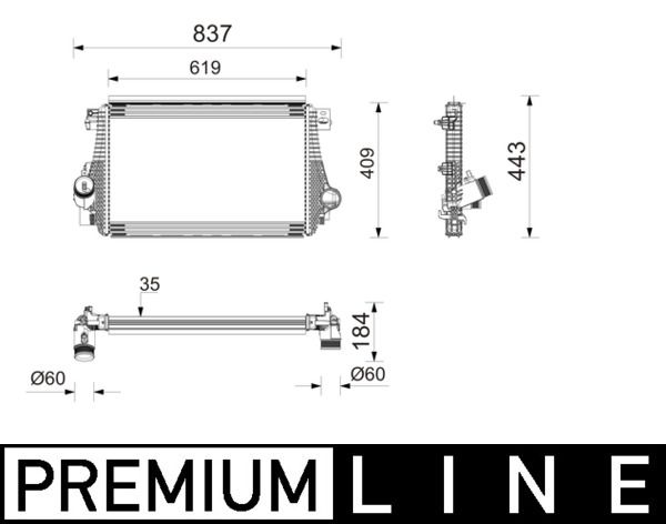 MAHLE CI 746 000P | Turbo Radyatörü VW Amarok