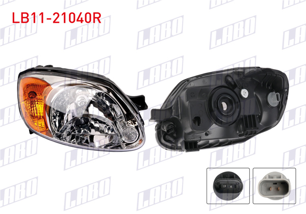 LABO LB11-21040R | Far Sağ Sarı Sinyalli Hyundai Accent Admıre 2003-2006