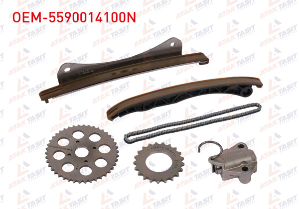 OEM OEM-5590014100N | Eksantrik Zincir Seti 1.3 Mjt Fiat Egea / Doblo / Linea / Punto / Albea / Fiorino / Palio / Stilo