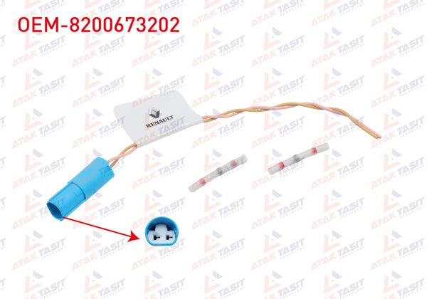 OEM OEM-8200673202 | Krank Devir Sensörü Soketi Kablolu Renault Clio II / Megane II / Fluence