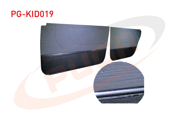 PUGA PG-KID019 | Kapı Döşemesi Takım Gri-Siyah Kumaş Renault 9 Broadway