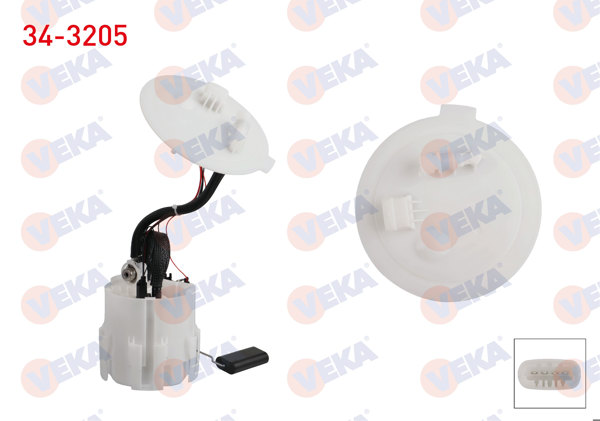 VEKA 34-3205 | Yakıt Depo Şamandırası 3.8 Bar Opel Astra H Z14xel-Z14xep-Z16xep-Z18xe-Z18xer 2004-2010