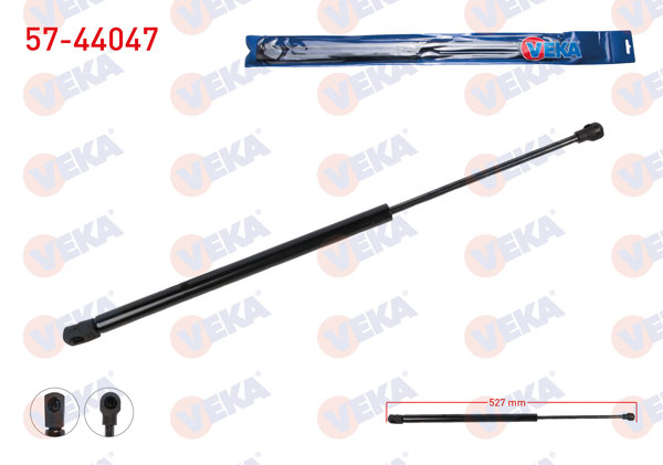 VEKA 57-44047 | Bagaj Amortisörü 527mm / 420N Volkswagen Golf VI Varıant 2011-| 2 Adet