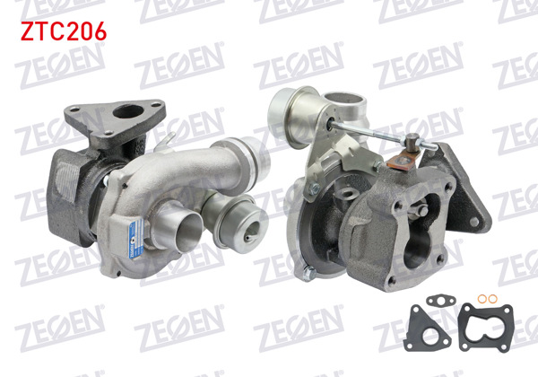 ZEGEN ZTC206 | Turbo Renault Clio III (Br0 / 1,Cr0 / 1) 1.5 DCI K9k 700 84 Hp 2005-2012