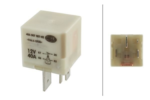 HELLA 4RA007507-021 | Kızdırma Rölesi (103) VW (Transporter T4) / (Mercedes Benz 0015452705)