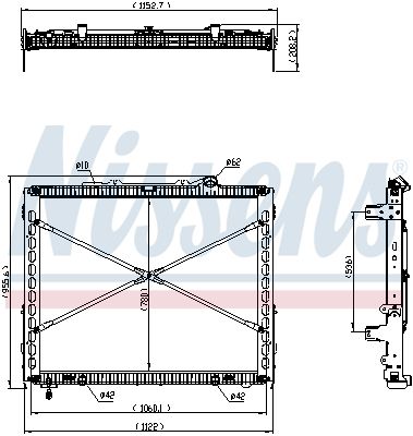 NISSENS 606771 | Su Radyatörü-Daf / Xf 430-480 > 21