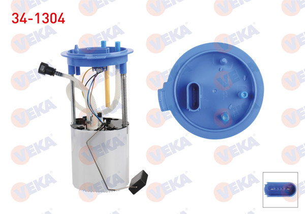 VEKA 34-1304 | Yakıt Depo Şamandırası 4 Bar Audi A3 2003-2012 / Skoda Superb 1.4 TSI 2008-2015 / Yeti 1.2-1.4 TSI 2009-2015