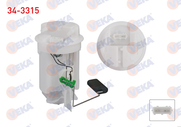 VEKA 34-3315 | Yakıt Depo Şamandırası 3 Bar Peugeot 306 1.4-1.6 1994-2001