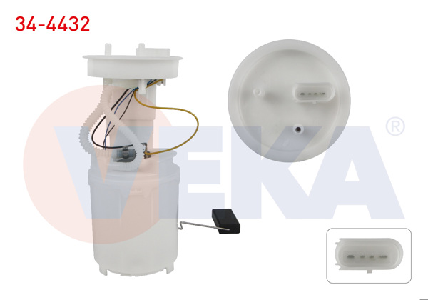 VEKA 34-4432 | Yakıt Depo Şamandırası 4 Bar VW Golf IV 1.6İ 16V 1997-2005 / 2.0 1997-2005 / Bora 1.6İ 16V 1998-2005 / Passat 1.6 1996-2000 / Passat 1.6 2000-2005 / Polo 1.4İ 16V 1994-1999 / 1.6İ 1994-1999
