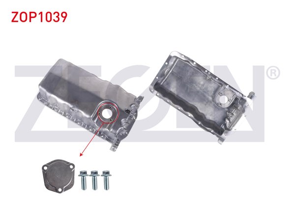ZEGEN ZOP1039 | Yağ Karteri Alüminyum Tapalı Sensör Delikli / Sensör Deliksiz Volkswagen Golf IV / Bora / Polo Classic / Audi A3 1.6 (Akl Motor)