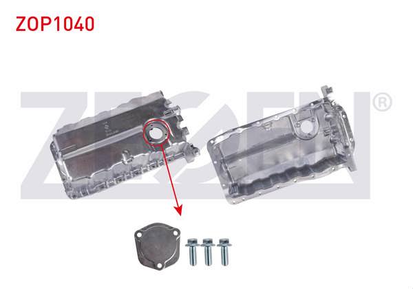 ZEGEN ZOP1040 | Yağ Karteri Alüminyum Tapalı Sensör Delikli / Sensör Deliksiz Volkswagen Caddy III / Passat / Golf V / Jetta 1.9 TDI (Bjb-Bkc)