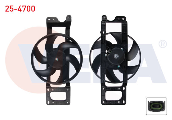 VEKA 25-4700 | Fan Motoru Davlumbazlı Dacia Logan 1.4 Mpı-1.6 2006-2012 / Solenza 1.4 2003-2005
