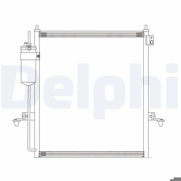 DELPHI CF20286 | Klima Radyatörü *Fr* Mitsubishi L200 Trıton (05-15)