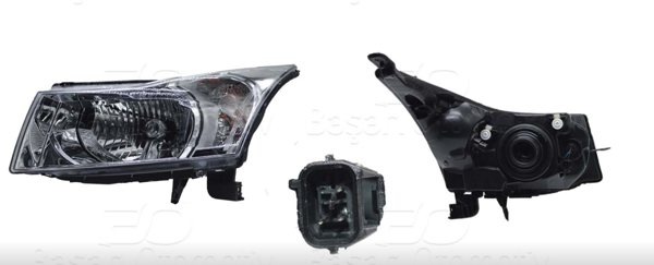 WISCO 2243102-00 | Far Sol Krom Motorlu Chevrolet Cruze J300 13 -