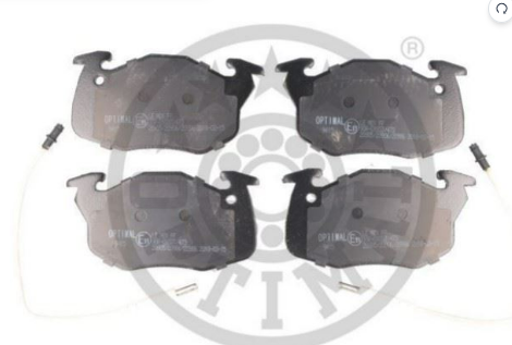 OPTIMAL BP09415SD | Fren Balatası Ön 105 mm Renault R9 R11 R19 R21 Megane I Citroen Saxo Peugeot 106 Mercedes Vito W639