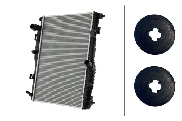 HELLA 8MK366304-531 | Motor Su Radyatörü Fiesta 1.0 Ecoboost Ecosport 1.0 Ecoboost 13 >