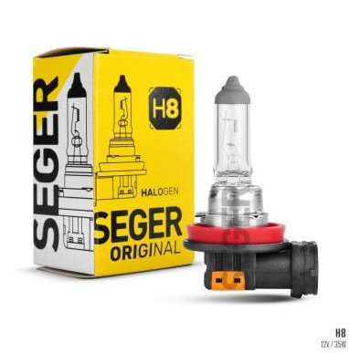 SEGER 206938 | Ampül H8 12V 35W Pgj19-1 Standart Yenileme 3.500K Standart Işık | 10 Adet