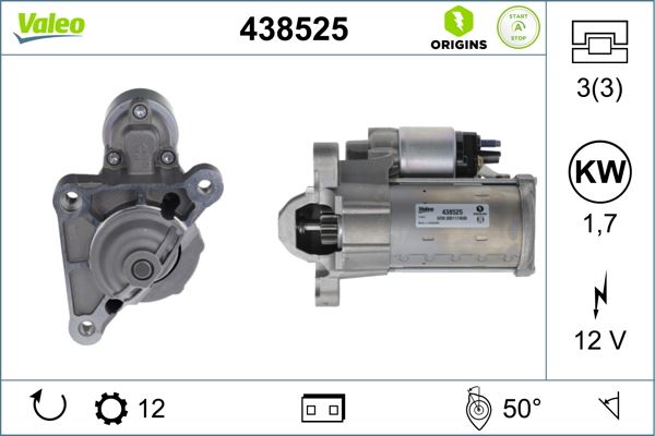 VALEO 438525 | Marş Motoru Jumper Boxer 2.0 2.2
