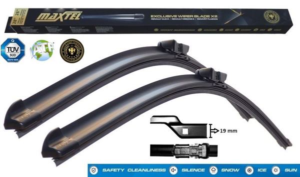 MAXTEL 12103501 | Silecek Süpürgesi Muz Hyundai i30 Giulietta Delta Ceed Bravo 600 + 450mm 90501 Inw018068
