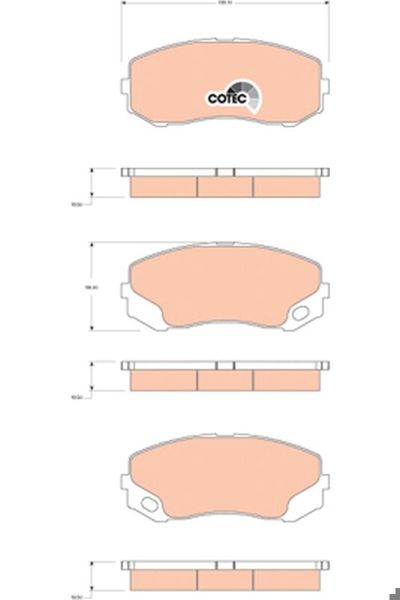 TRW TRW GDB3492 | Fren Balatası Ön