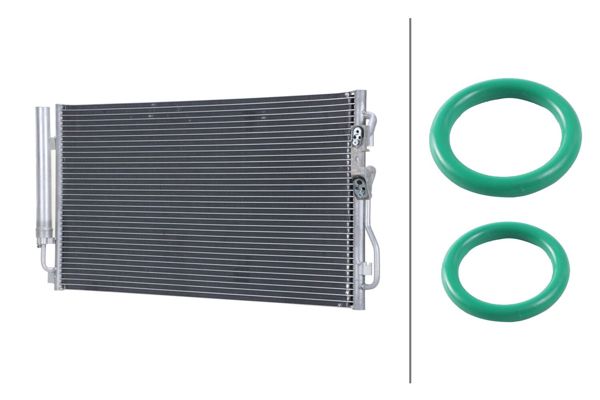 HELLA 8FC 366 221-181 | Klima Radyatörü F20 / 21 / 22