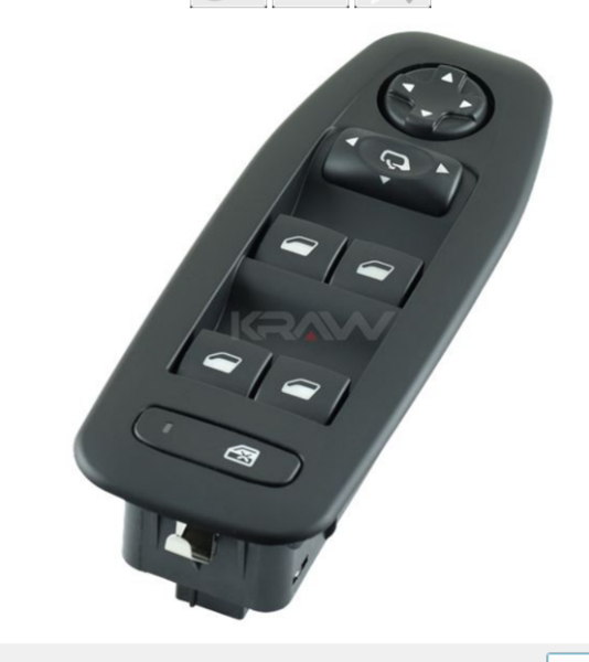 Peugeot 208 2012-2020 Cam Açma Düğmesi KRAW Marka