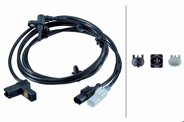 HELLA 6PU358252511 | Sensör ABS 639 Arka Sol