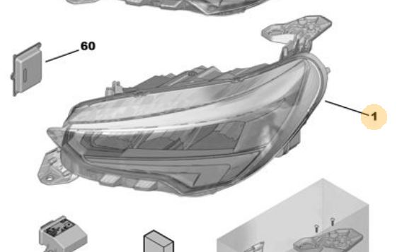 MOPAR (PSA) 9868999680 | Far Sol Corsa (P2jo)