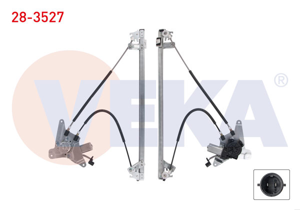 VEKA 28-3527 | Cam Krıkosu Elektrikli Motorlu Sağ On Renault Master III (Fv) 2010 -