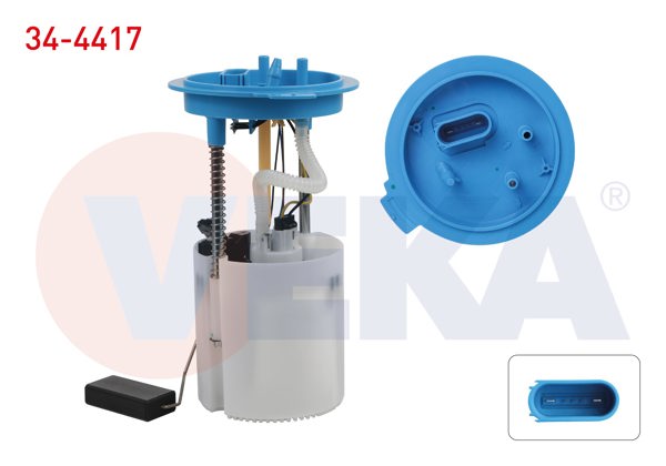 VEKA 34-4417 | Yakıt Pompası VW Golf V/Jetta III 1.6 FSI, Passat/Golf VI/Jetta III 1.4-2.0 TSI, A3 1.4 TFSI