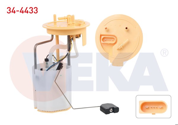 VEKA 34-4433 | Yakıt Depo Şamandırası 0.5 Bar Volkswagen Passat (3C2) 2.0 TDI (Bwv) 2005-2008 / 1.9 TDI (Bkc-Bls-Bxe) 2005-2008