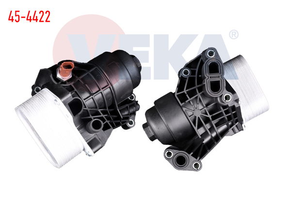 VEKA 45-4422 | Yağ Soğutucusu Komple VW Caddy IV-Passat 2.0 TDI 14-/ Golf VII-CC 1.6 TDI 11-/ Tiguan 2.0 TDI 07-16 / Audi A1-A3-Q2 1.6 TDI 10-/ Seat Leon-Toledo IV 1.6 TDI 12-/ Octavia-Kodiaq 1.6 TDI 12 -