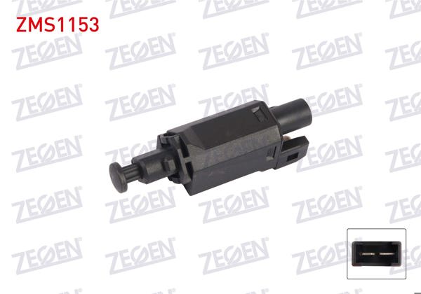 ZEGEN ZMS1153 | Fren Müşürü 2 Pin VW Golf II 1.6 83-92 / Golf IV 1.6 97-05 / Passat 1.6 96-00 / Polo 1.6 99-01 / Transporter V 03-11 / Audi A3 1.6 96-03 / Ibiza II 1.6 93-02 / Leon 1.6 99-06 / Octavia 1.6 96-04