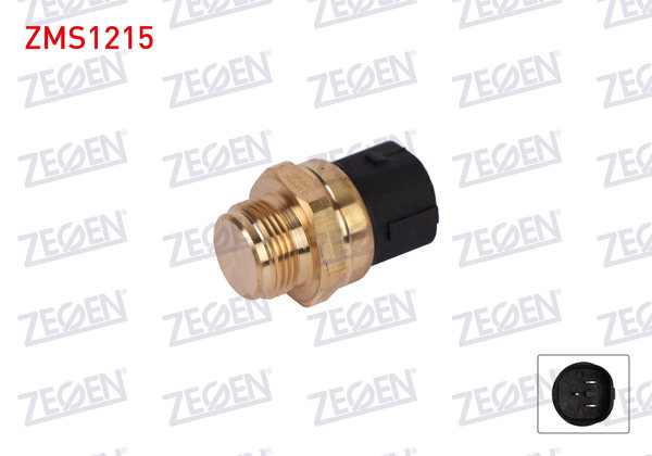 ZEGEN ZMS1215 | Fan Müşürü (95-84 C / 102-91 C) Volkswagen Golf IV 2000-2005 / Seat Leon 1999-2006 / Skoda Octavia 1997-2007