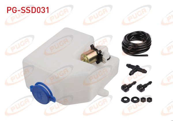 PUGA PG-SSD031 | Silecek Su Deposu Arka (Motorlu Set) Renault 12 / Toros Sw