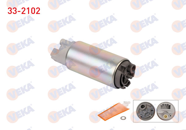 VEKA 33-2102 | Yakıt Pompası 3 Bar Accent 1.4-1.6 05-10 / Elantra 1.4-1.6-2.0 00-06 / Sonata 2.0 08-10 / i10 1.0-1.1-1.2 08-13 / i20 1.2-1.4 08-15 / i30 1.4-1.6 07-16 / Sportage 2.0 04-10 / Ceed 1.4-1.6 07-15 / Cerato 1.6 10-14